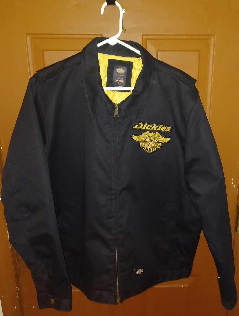 Harley-Davidson Dickies Eisenhower Quilted Jacket Men’s Black H-D Coat Size XL